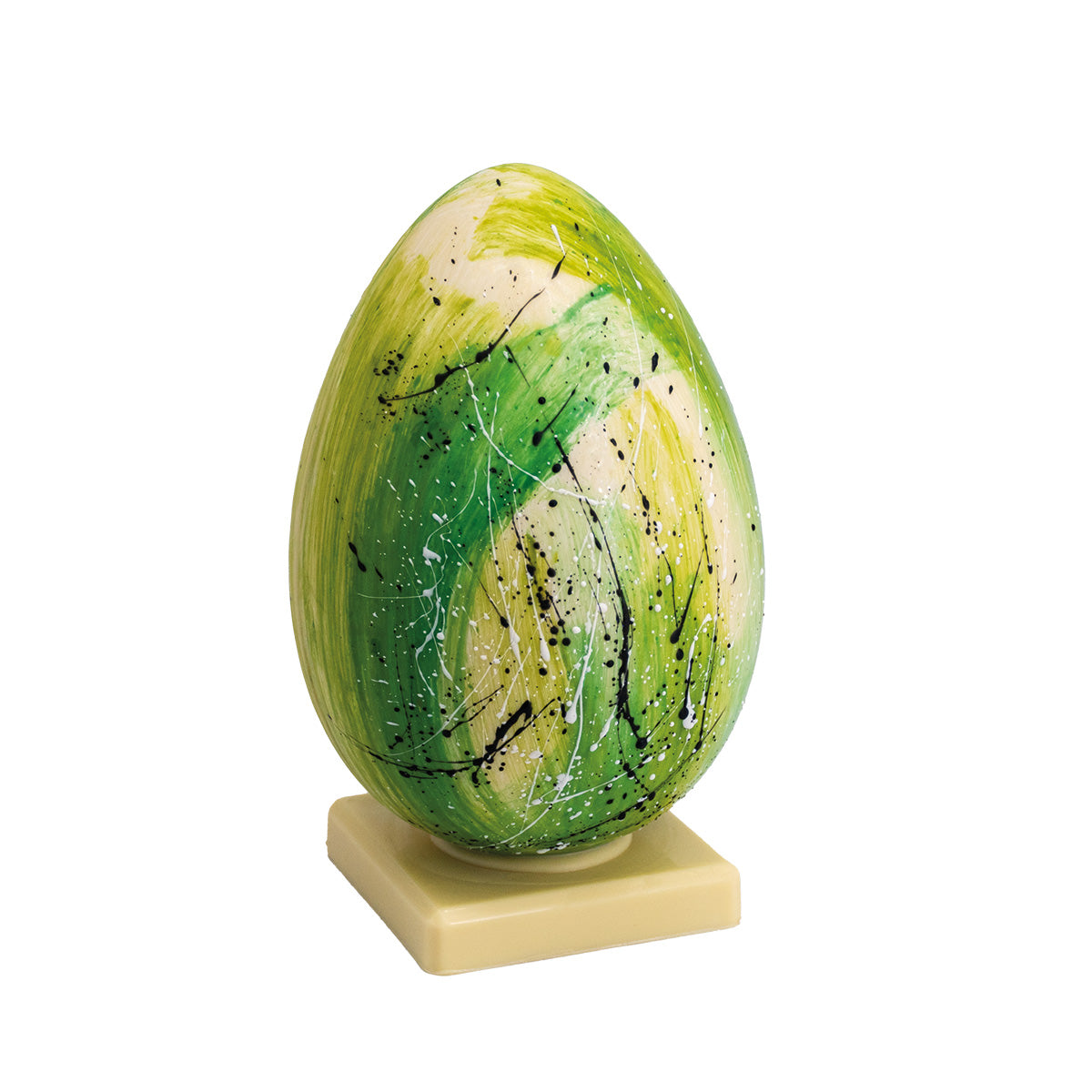 Uovo di Pasqua Astratto - Cioccolato Bianco