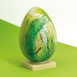 Uovo di Pasqua Astratto - Cioccolato Bianco